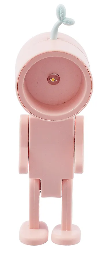 Мини-лампа LED Робот (розовая) (пластик) (10х4) (12-LIGHT-534) 3127314 — 2