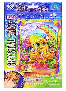 Набор для творчества ДАНКО-ТОЙС Crystal Art  Сова и радуга