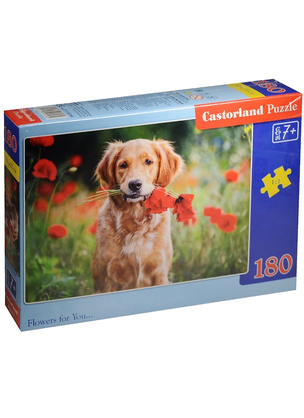 Пазл Castorland Щенок в маках 180эл. В-018284 2563171 — 1