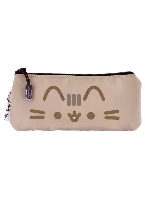Пенал-косметичка "Pusheen" серый, полиэстер, молния 2980409 — 3