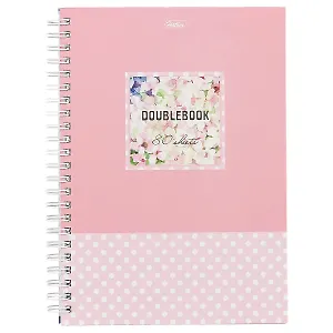 Тетрадь в клетку Hatber, "Цветочная акварель", 80 листов, в ассортименте