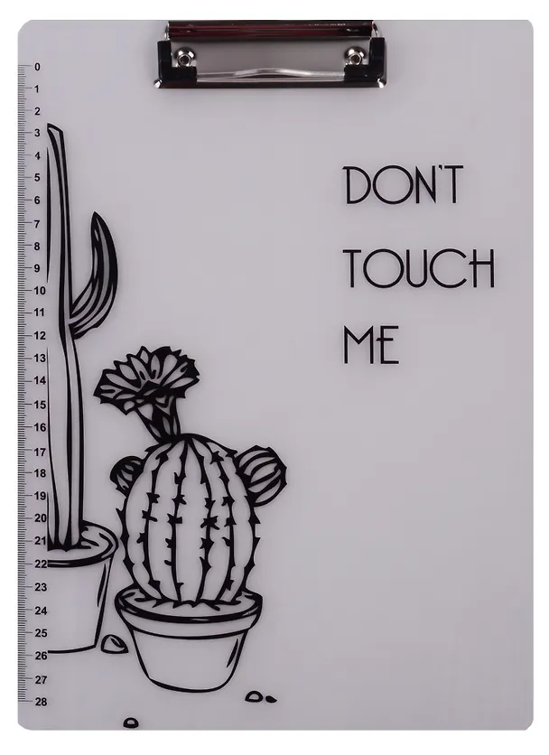 Планшет «Don't touch me», А4, пластик, в ассортименте 244997 — 2