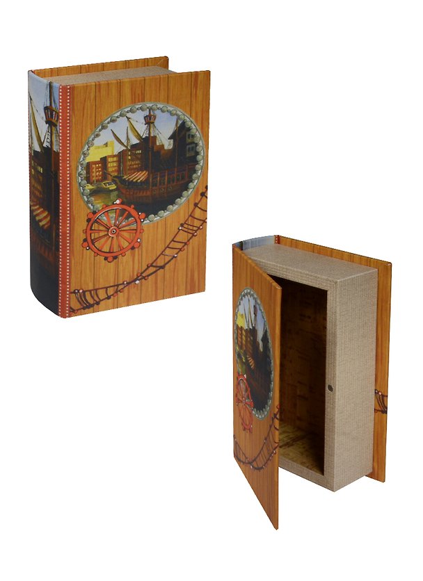 Сувенир, Феникс, Шкатулка декоративная, из МДФ, "На палубе" 17*11*5см 2507053 — 1