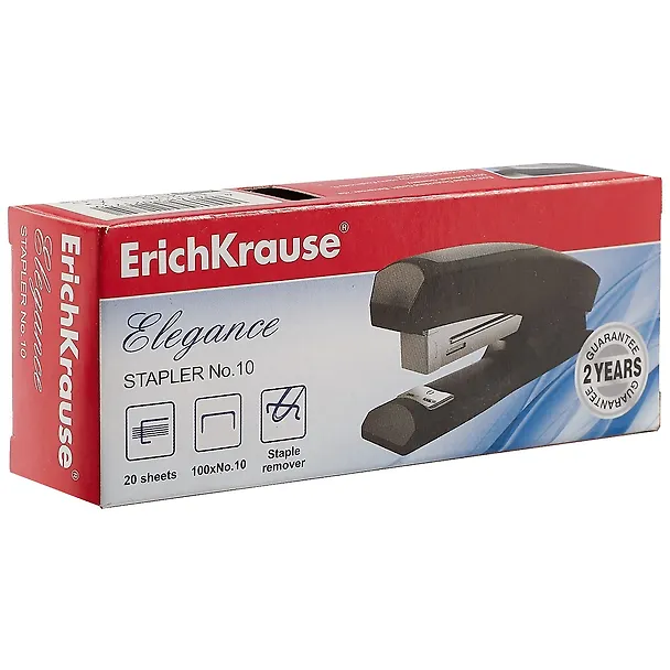 Степлер Erich Krause, № 10, 20 листов, антистеплер 233322 — 3