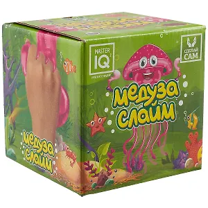Набор для творчества MASTER IQ2 Сделай сам Медуза-слайм, розовый
