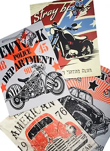 Пакет подарочный бумажный А4 26*32*12.5 "City cars", нейтр., мат. ламинат, Kairui