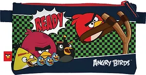 Пенал школьный 1отд. "ANGRY BIRDS" 6*21*6см, полиэстер, прямоугольный, Angry Birds