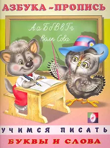 Азбука-пропись. Буквы и слова / (мягк). Приходкин И. (Русанэк)
