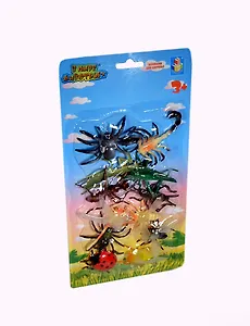 Набор 1toy В мире животных Насекомые (Т53842) (12 шт) (30х15,5х2,5см) (блистер)