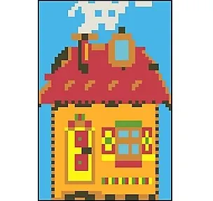 Алмазная мозаика 10*15см ДОМИК PP-518 339443