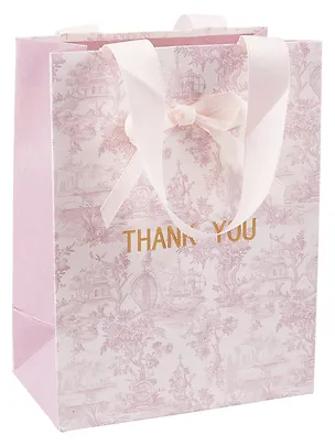 Пакет А5 18*23*10 "THANK YOU" жен., тиснение фольгой, бум.мат.ламинат 3104074