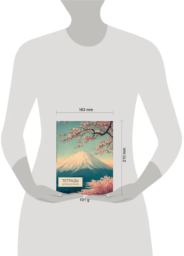 Книга Тетрадь для иероглифов (Фудзи и сакура) () — 8