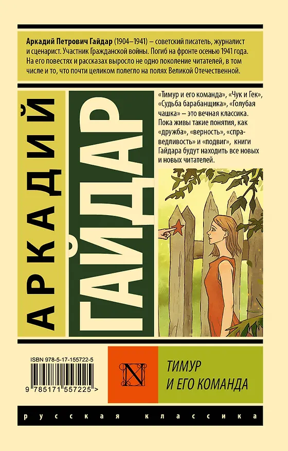 Книга Тимур и его команда (Аркадий Гайдар) — 2