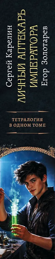 Книга Личный аптекарь императора (Сергей Карелин, Егор Золотарев) — 3