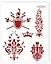 Трафарет пластиковый многоразовый Замок (20х25) (Л-055) — 2340527 — 2