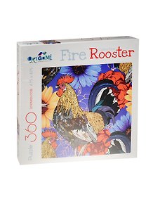Пазл Оригами 360эл FireRooster Акварельные петухи