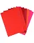 Набор цветного фетра "Красный" 8 листов, 8 цветов, А4 — 3018808 — 2