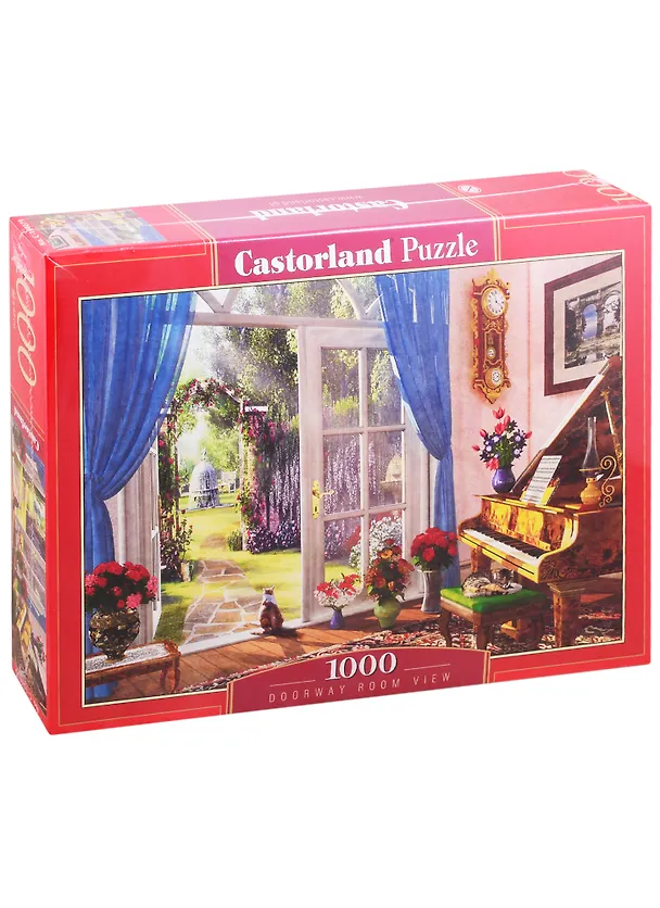 Пазл Вид на сад, 1000 деталей Castor Land C-104079 2824285 — 1