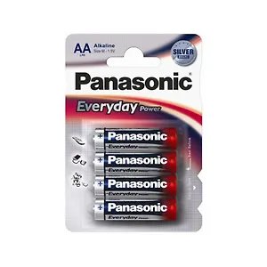 Батарейка, Panasonic, M, LR6, AA, Essential Power, в блистере