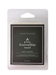 Ароматическое саше (кубики) Кедр и Шафран  (90г) (11х7) (150597441) (AromaWax)
