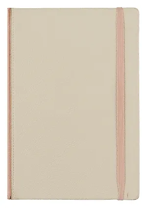 Ежедневник InFolio/Инфолио (14*20см) 352стр., недатированный  Latte твердый переплет с резинкой, бежевый 353323