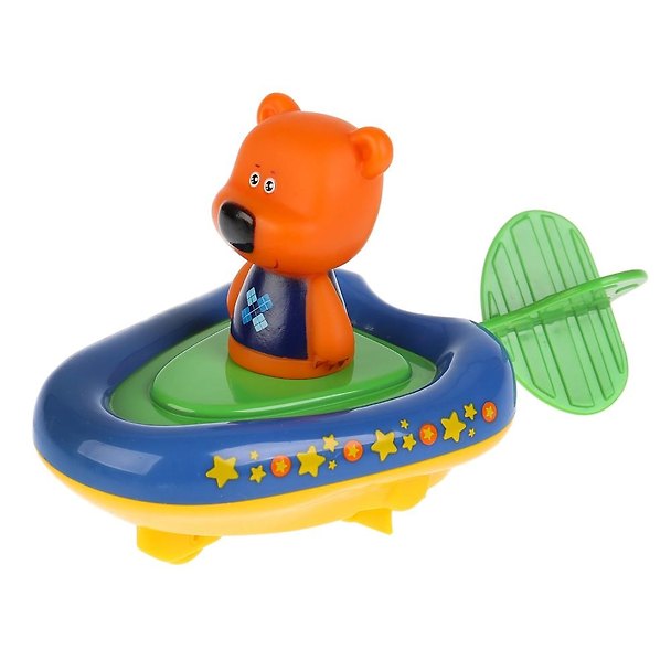 Игрушка пластизоль д/ванны «Капитошка» Мимимишки, лодка + Кеша, выс.5,4см, блистер STB2-MIMI 2784295 — 1