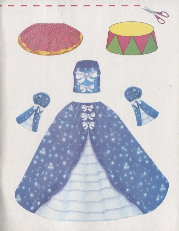 Книга Модницы (русалочка) (+55 наклеек) () — 5