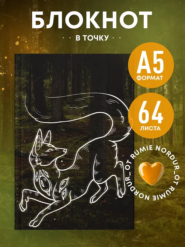 Книга для записей А5 64л тчк. "Rumie Nordur" спираль 3101124 — 4