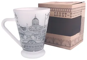 Кружка Санкт-Петербург ЭТО ПИТЕР 270 мл. (сатинированная) в ПК