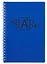 Тетрадь А4 80л кл. "Smart. Синий" гребень, цветн.пластик с печатью, перфорация, вырубка под кольца, инд.уп. — 3084004 — 1
