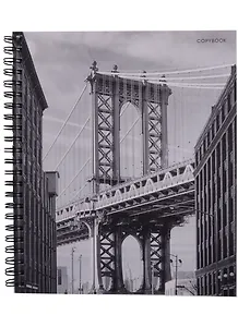 Тетрадь в клетку Listoff, "Монохром", 96 листов, в ассортименте