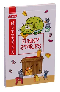 Блокнот А7 48л кл. "Прикольные животные" 3хцв.блок, склейка, ассорти, Hatber