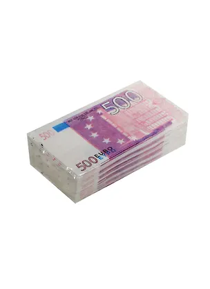 Сувенир Салфетки Пачка денег 500 евро SA00000067 2484286