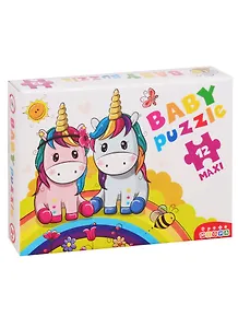Пазл Дрофа-Медиа Baby Puzzle. Радужные единороги