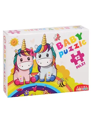 Пазл Дрофа-Медиа Baby Puzzle. Радужные единороги 2779458