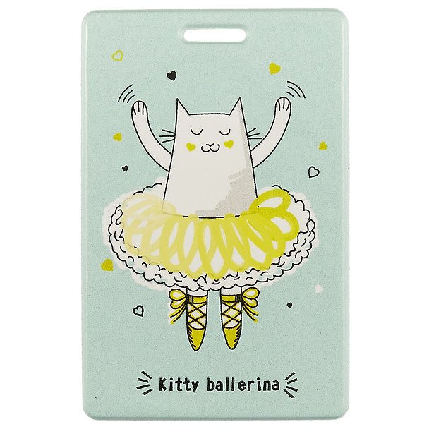Картхолдер «Kitty ballerina», мятный 2615350 — 1