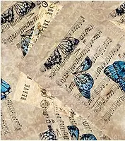 ЧИП АРТ Декупажная карта "Le papillon" формат А4