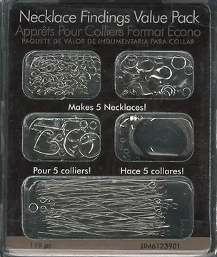 Набор фурнитуры для изготовления украшений (JJM6123901) (119шт) (упаковка) 2368213