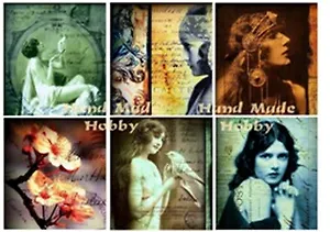 Декупажная карта Мадам (27-0003) (А4)