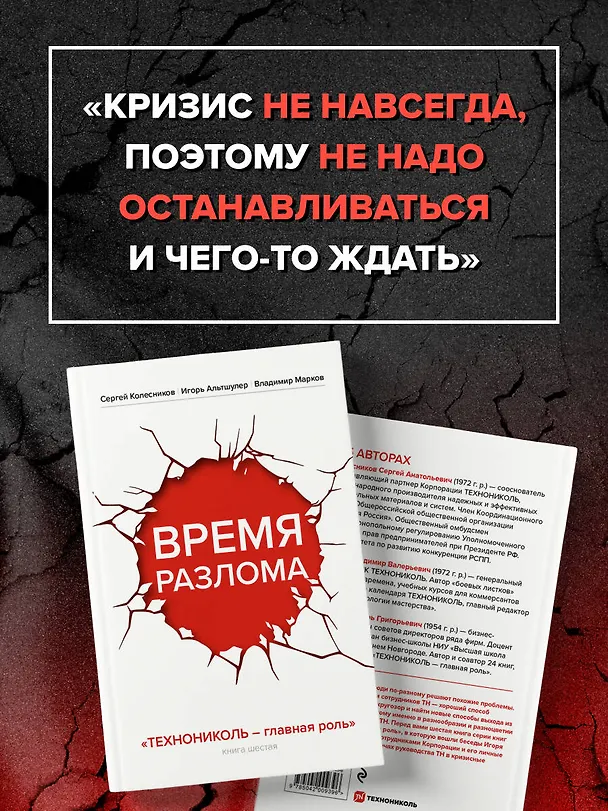 Книга Время разлома. ТЕХНОНИКОЛЬ — главная роль (Сергей Колесников, Игорь Альтшулер, Владимир Марков) — 8