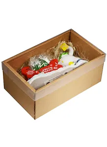 Вечный календарь Снеговик с фонарем (13х8,5х6)