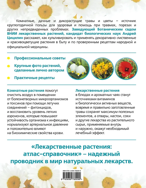 Книга Лекарственные растения: атлас-справочник (Андрей Цицилин) — 2