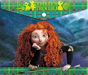 Папка-конверт на кнопке А5 "Храбрая сердцем" ассорти, Disney