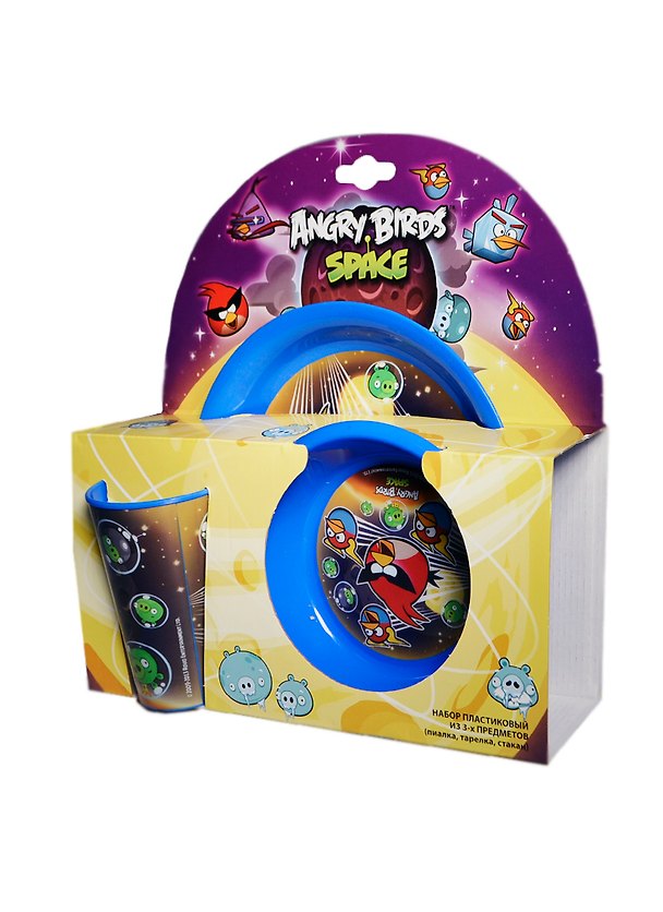 ANGRY BIRDS SPACE Набор пластик. из 3-х пр.син.Космос 2393510 — 1