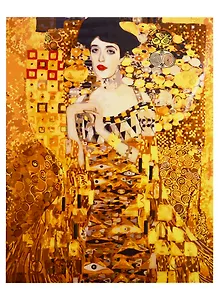 Набор д/творчества Рыжий кот Холст с красками 40х50см по номерам в коробке. Густав Климт Портрет Адели Блох-Бауэр Х-1866
