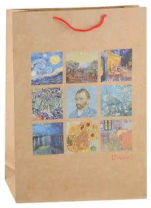 Пакет А3 45*32*10 "Винсент Ван Гог. Картины" крафт, нейтр.