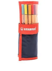 Ручки капиллярные Stabilo, Point 88, 25 цветов 0,4 мм