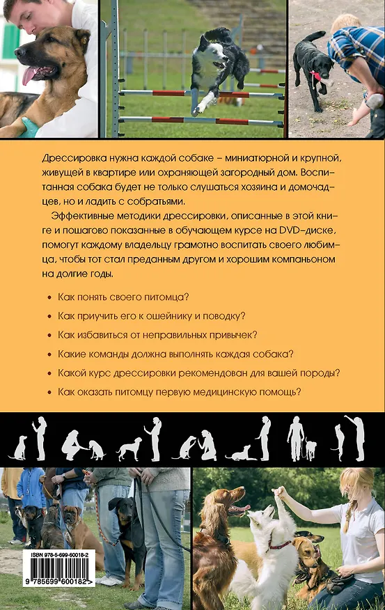 Книга Дрессировка и воспитание собаки +DVD (Андрей Шкляев) — 2
