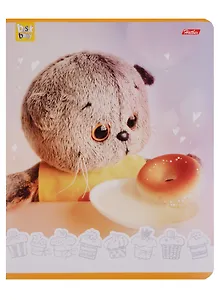 Тетрадь в линейку Hatber, "Кот Басик", 18 листов