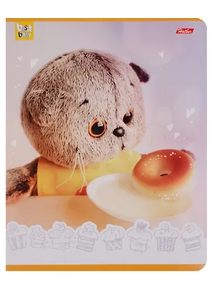 Тетрадь в линейку Hatber, "Кот Басик", 18 листов 246090